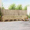 Set vanjskih sofa s jastukom 4 pcs Bijela i bež Poliester