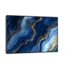 Canvas Slika na platnu Zlatna duga, 75x50cm, Sa ramom, Crni
