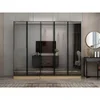 Hanah Home ormar sa reflektujućim staklom Nisa 20649, 225 cm, dore
