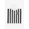 Partizan-Stefan Pončo za bebe Partizan, 60x60 cm, Belo-crni