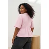 Trendyol Curve Ženska bluza Tbbaw25Af00021, Roze