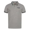 LONSDALE Majica Markham mornarska/pegasto siva