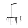 Luster na sajli DELORI 8xG9/28W/230V crni