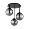 Globo 47441-3S - Plafonski luster HARMON 3xE14/25W/230V crna