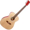 SX SO204 Natural-Transparent Red Akustična kitara (Kot novo)