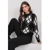 Trend Alacati Stili Ženski džemper Alc-X14922, Crni