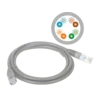 Patch kabel U/UTP kat 5e PVC 3,0 m siv ALANTEC