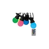 LED RGB spoljašnja girlanda STRING 13 m 15xLED/0,5W/230V IP44