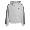 ADIDAS ORIGINALS Jopa na zadrgo Adicolor Spacer pegasto siva/črna
