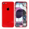 Apple iPhone 8 - zadnje ohišje z majhnimi deli (rdeča)