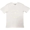 Avenged Sevenfold Classic Deathbat (Hi-Build White-On-White) White L Majica