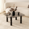 Hanah Home Klub sto Kei 80x40x80cm Antracit-Sivi