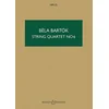 BARTOK:STRING QUARTET NO.6 STUDY SCORE