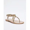 Trendyol Shoes Ženske sandale Takss25Sd00003, Zlatne boje