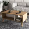 Hanah Home Klub sto Exxen 90x54x41,6cm Hrast-Beli