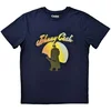 Johnny Cash Walking Guitar Navy Blue M Majica