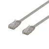 DELTACO Omrežni kabel Deltaco Flat Cat6, 3m, sive barve