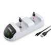 Dobe TP5-0506 stalak-punjač za dva gamepada PS5 beli