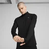 Mens Puma VELOCITY CLOUDSPUN Running Quarter-Zip Top, Black, Size XS, Clothing