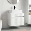 Set namještaja za kupaonicu Bijela Konstruirano drvo