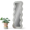 HANAH HOME Ogledalo Mundo Oval Cream