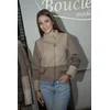 BOUCLÉ MODA Ženski mantil Kiri, Braon-bež