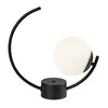 Rabalux Stona lampa Mesiro, 25W, 1xE14, 35cm, Staklena kugla, Crna