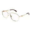 Alexander McQueen AM0459O 002 ONE SIZE (57) Zlata/Kristalna