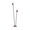 Redo 90712 - LED spoljna lampa NIVALIS 2xLED/6,9W/230V 110 cm IP65 braon