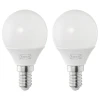 SOLHETTA LED sijalica E14 250 lumena, kugla opal bela