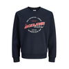 JACK & JONES Majica nočno modra/rdeča/bela