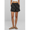 AOP Viscose Resort Blackflower Womens Shorts