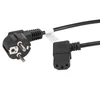 Lanberg CEE 7/7 -> IEC 320 C13 napajalni kabel kotni 1,8 m VDE črne barve