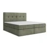 Zelena boxspring postelja s prostorom za shranjevanje 180x200 cm Palta – Makamii
