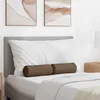Valjkasti jastučići 2 pcs Smeđa O 15 x 40 cm tkanina