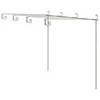 Vidaxl Vrtna pergola antično rjava 4x3x2,5 m železo