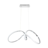 LED luster na sajli TESORO LED/48W/230V sjajni hrom