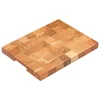 Vidaxl Deska za rezanje 40x30x3,8 cm trden akacijev les