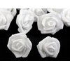 Okrasne vrtnice iz pene O3-4 cm - bele (10 kosov)