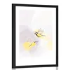 Plakat s paspartujem minimalistične sinice - 60x90 silver