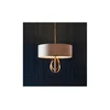 Endon 95211 - Luster na lancu 5xE27/10W/230V prečnik 70 cm siva/mesing