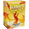 Dragon Shield 100 Standard Sleeves - Yellow Matte