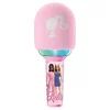 Svetleči brezžični karaoke mikrofon Barbie