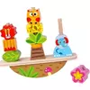 Tooky Toy: Živalska uravnoteževalna stolpna igra in igra z nizanjem