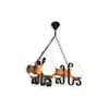 Brilagi - Luster na lancu RUSTIC 4xE14/40W/230V buk