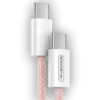 Infostyle Polnilni in podatkovni kabel USB C- USB C v 3 barvah Roza