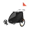 THULE Coaster XT dečja prikolica za bicikl i kolica - Black