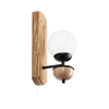 Brilagi - LED zidno svetlo COTTAGE 1xG9/40W/230V hrast/bela