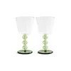 Komplet kozarcev za vino &k amsterdam petal set 200 ml 2-pack