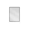 Mexen Erma osvetljeno kopalniško ogledalo 50 x 70 cm, LED 6000K, črna okvir, proti megli - 9814-050-070-611-70